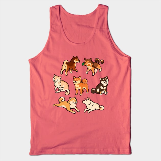 Shibes Tank Top by Colordrilos